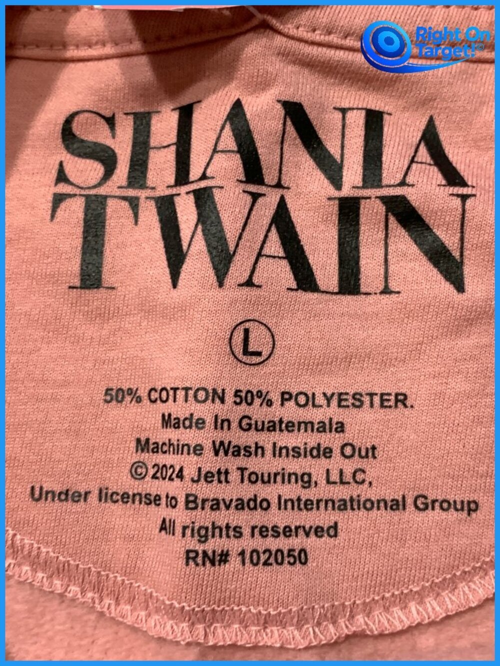 Large - Womens Shania Twain That Don't Impress Me Much Sweatshirt - Pink - Picture 4 of 4
